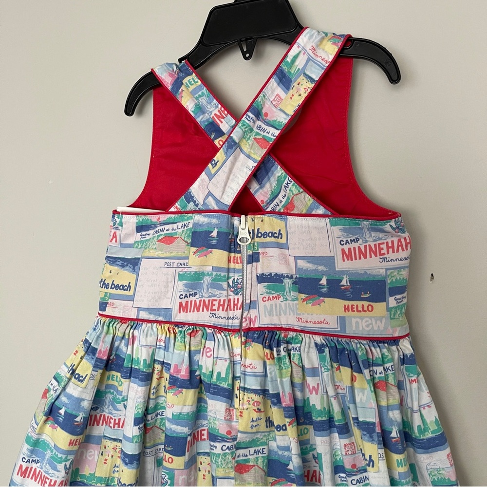 OshKosh Genuine Kids Minnesota Summer Postcard Dress Size 3T - Picture 4 of 10